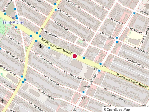 Location of Amazing Thailand Spa at 7069 Boulevard Saint-Michel, Montréal