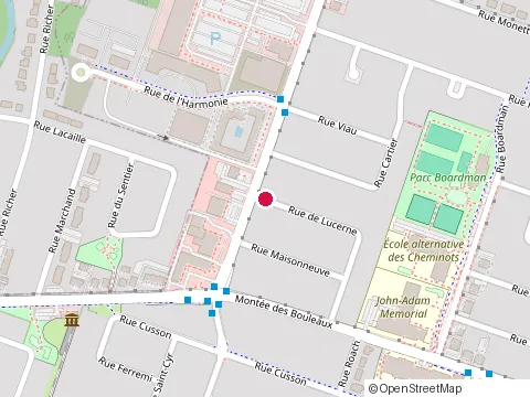 Location of Amenagement & Terrassement at 106 Rue de Lucerne, Delson