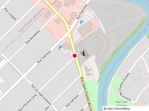 Location of Aménagement Lb at 443 Rue Saint-Charles-Borromée N, Joliette