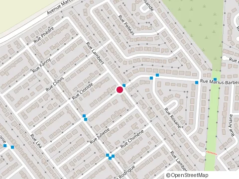 Location of Aménagement Sf at 8299 Rue Marius-Barbeau, Laval