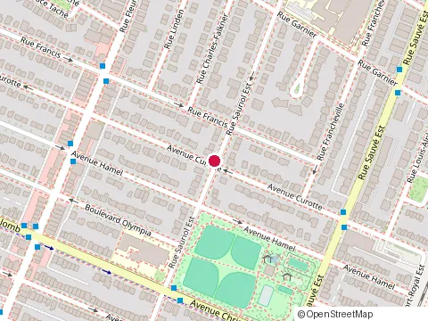 Location of Aménagement Urbain Inc at 9959 avenue Curotte, Montréal