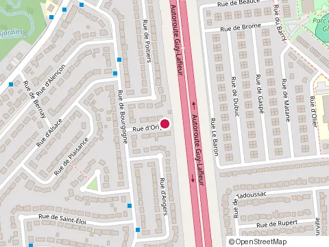 Location of Amenagements Marcotte Inc at 3 Rue d'Orly, Gatineau