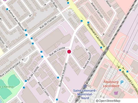 Location of Amg Auto-Mecanique Enr at 5650 boulevard Industriel, Montreal-Nord