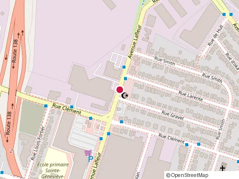 Location of Restaurant Lafleur at 475 avenue Lafleur, LaSalle