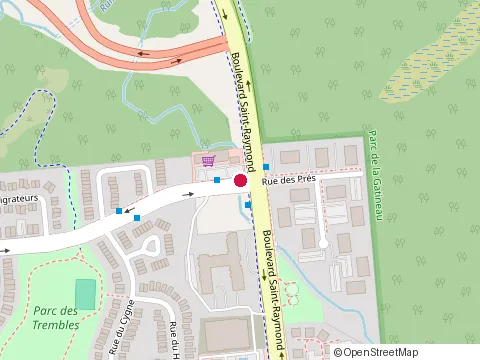 Location of Amicci Restaurant at 2 Bd Louise-Campagna, Gatineau