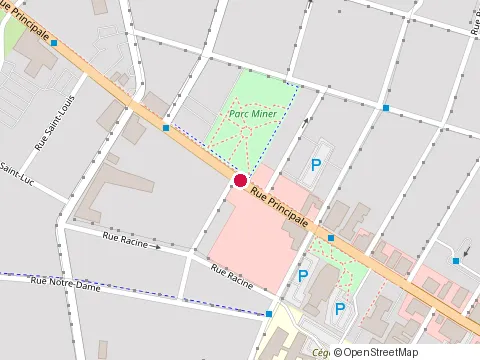 Location of Amira Restaurant at 344 Rue Principale, Granby