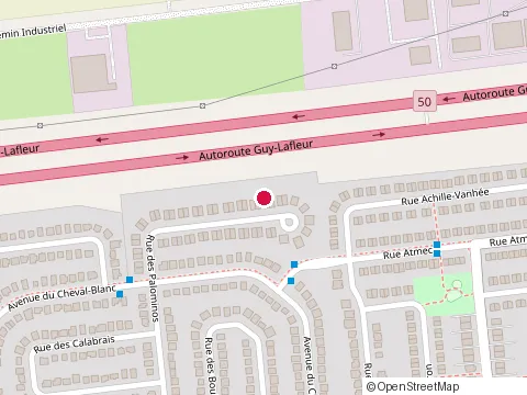 Location of Amp Renovation at 256 Rue des Percherons, Gatineau