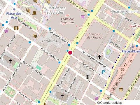 Location of Anderson Accounting at 1080 Rue Anderson, Montréal