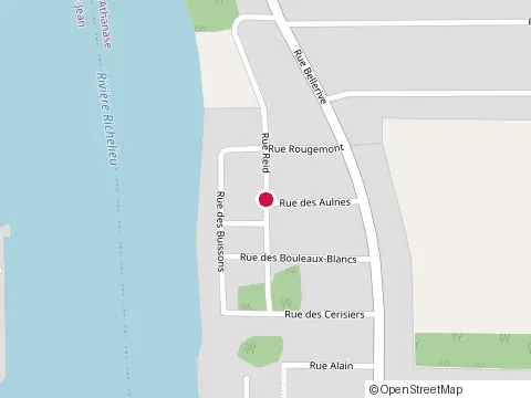 Location of Andre Boulais Compt Agree at 1347 Rue Reid, Saint-Jean-sur-Richelieu
