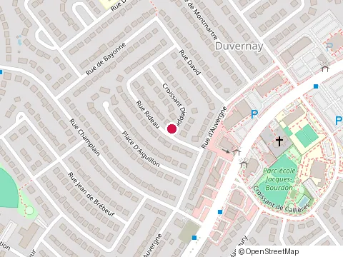 Location of André Boulé & Associés Inc at 1125 Croissant Dieppe, Laval