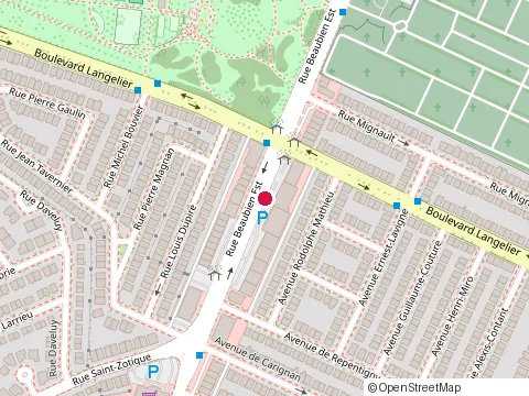 Emplacement de André Corbeil Ca au 102-6520 Rue Beaubien E, Montréal
