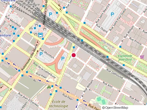 Location of Andre Gauthier at 926 Rue Saint-Maurice # 200, Montréal
