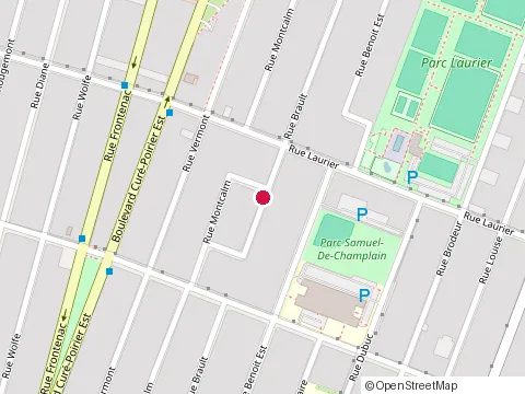 Location of André Rodrigue Comptable at 391 Brault Rue, Longueuil
