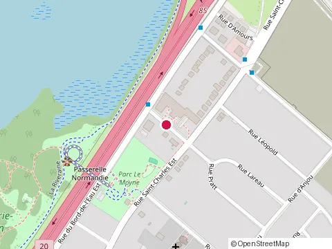 Location of Andre Vallieres Assurances at 4 Rue Pratt, Longueuil