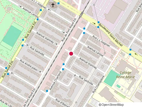 Location of Andréamise at 2639 Avenue Charland, Montréal