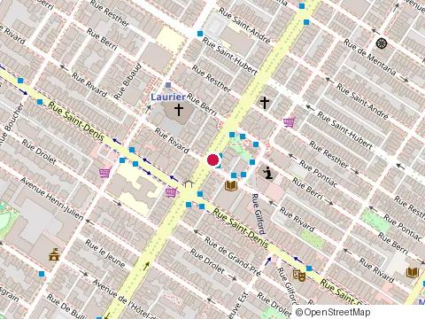 Location of Andy Wellness at 415 Boulevard Saint-Joseph E, Montréal