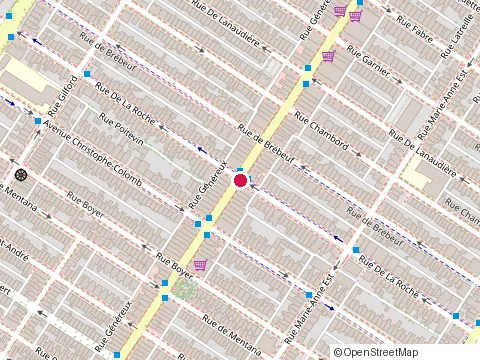 Location of Angelina'S Cuisine Italienne & Bar at 1148 Mont-Royal Ave E, Montréal