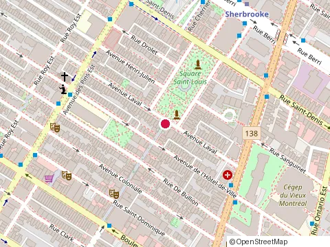 Location of Angelo Velentzas at 205 Rue Prince-Arthur E, Montréal