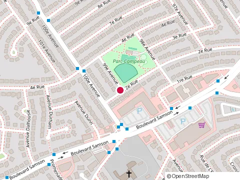 Location of Angelos Painting at 272 99E Av, Laval