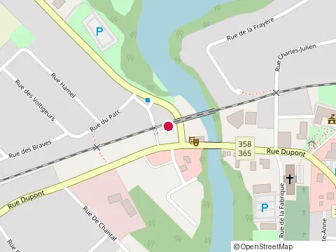 Location of Angelus Bistro at 1 boulevard Notre-Dame, Pont-Rouge