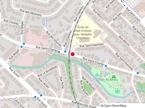 Location of Anna Pizzeria Restaurant at 76 Rue St-Charles, Sainte-Thérèse
