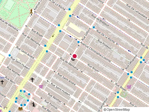 Emplacement de Annie Durand Massothérapie Professionnelle au 4633 Rue Boyer, Montréal