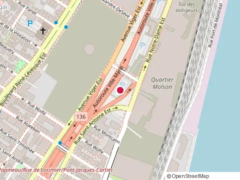 Location of Anobid Construction Corp at 1500 Rue Saint-Antoine O, Montréal