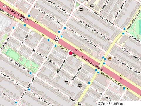 Location of Ansary Accounting Services at 304-5300 Place Garland, Montréal