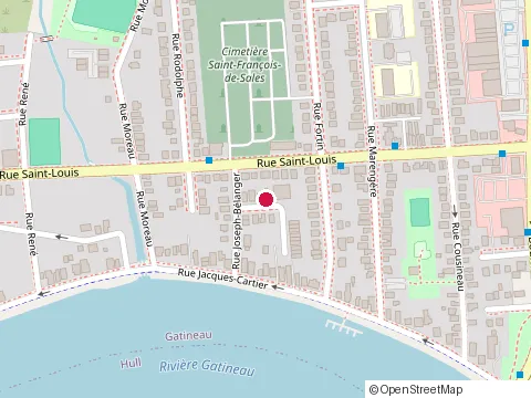 Location of Antoine Atelier Debosselage at 10 Rue Galipeau, Gatineau