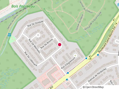 Location of Antoine Toueg at 2800 Rue de Dosquet, Laval