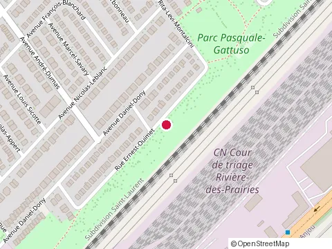 Location of Antoinette Germano at 8350 Rue Ernest-Ouimet, Montréal