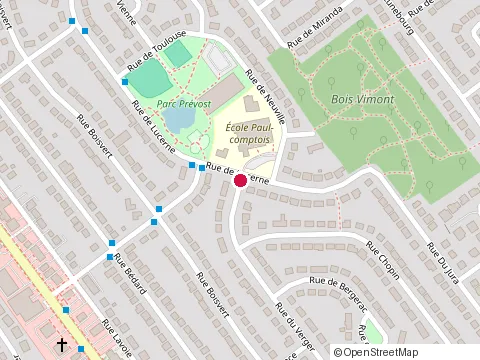 Location of Ao les Amis de la Musique at 1646 Rue du Verger, Laval