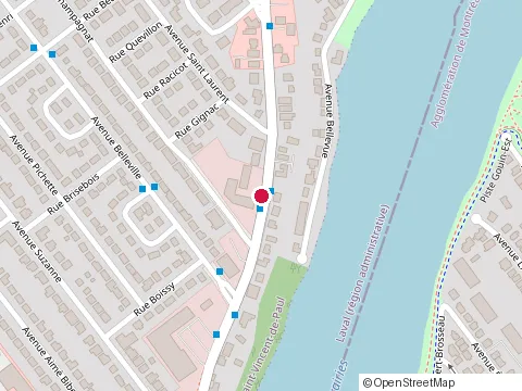 Location of Apnée Santé Laval Est at 4731 Boulevard Lévesque E, Laval