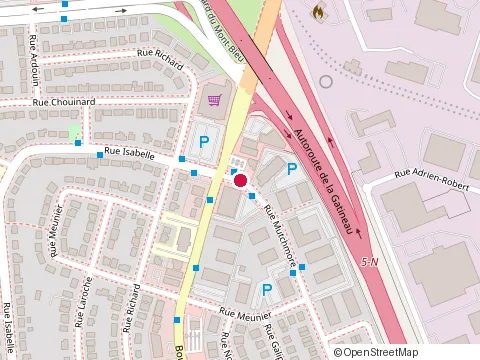 Location of Appartement J P Chénier Cie Ltée at 260 Rue Mutchmore, Gatineau