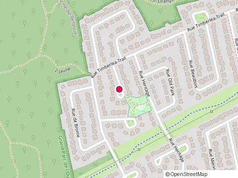 Location of Appealing Gardens at 201-1553 Rue du Centre, Montréal