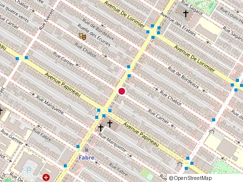 Location of Apponi Patrizio Guido at 6958 Rue Cartier, Montréal