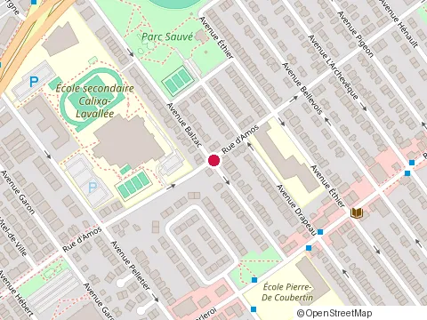 Location of Apprendre et Grandir at 4555 Rue d'Amos, Montréal-Nord