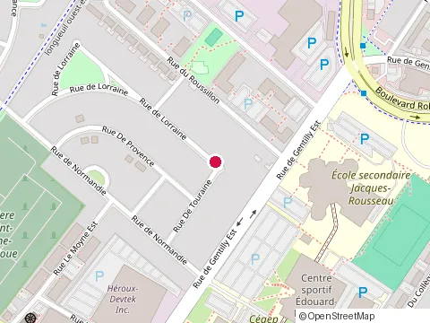Location of Aqis Inc at 799A  Rue de Lorraine, Longueuil
