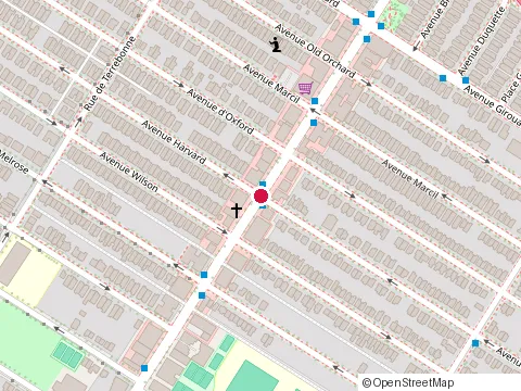Location of Aqua E Farina at 5674 Monkland Ave, Québec