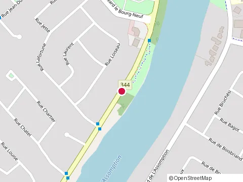 Location of Aquatic Center le Gardeur at 649 Boulevard Lacombe, Repentigny