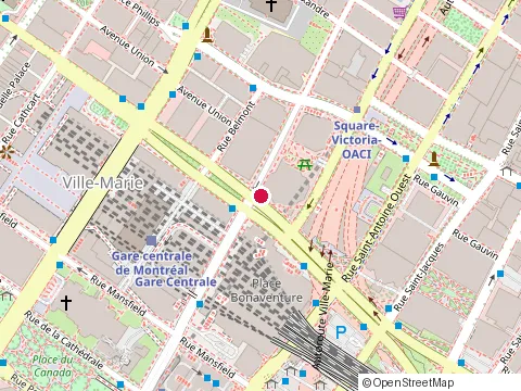 Location of Arabie Saoudite at 1505-999 University Rue, Montréal