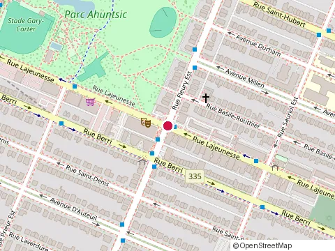 Location of Arac at 545  Rue Fleury E, Montréal