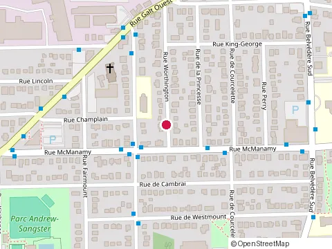 Location of Arbeco at 915 Rue Worthington, Sherbrooke