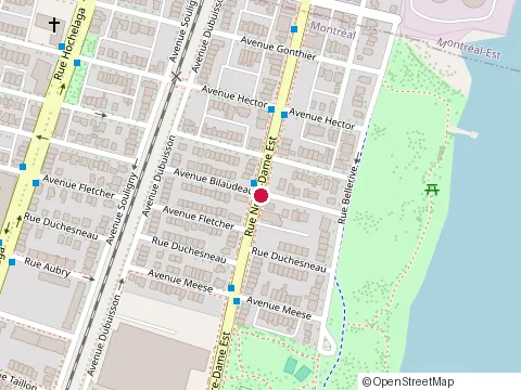 Location of Arboriculture Fortier at 9495 Rue Notre-Dame E, Montréal
