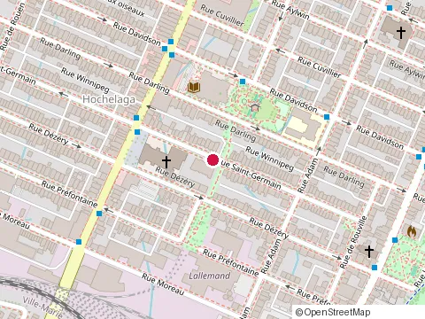 Location of Arbre Nature at 1727 Rue Saint-Germain, Montréal