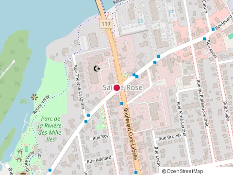 Location of Arbres et Arbustes at 360 Bd Sainte-Rose, Laval