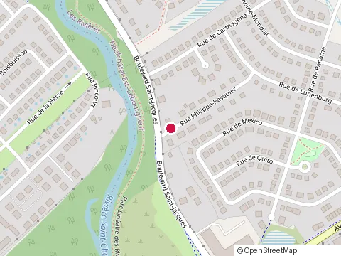 Location of Arbres J Dufour at 2880 Rue Pasquier, Québec