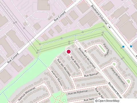 Location of Arcadia Construction at 2221 Rue Brahms, Laval