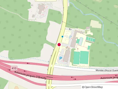 Location of Aréna Mont-Ste-Anne at 2100 Chem. de Sainte-Catherine, Sherbrooke
