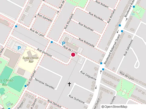 Location of Aréna Olympia at 2950 Rue Dumont, Longueuil